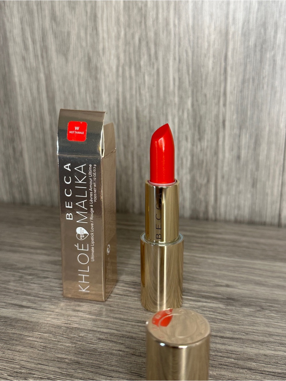 BECCA Khloé Malika Ultimate Lipstick — W Hot Tamale ** Discontinued